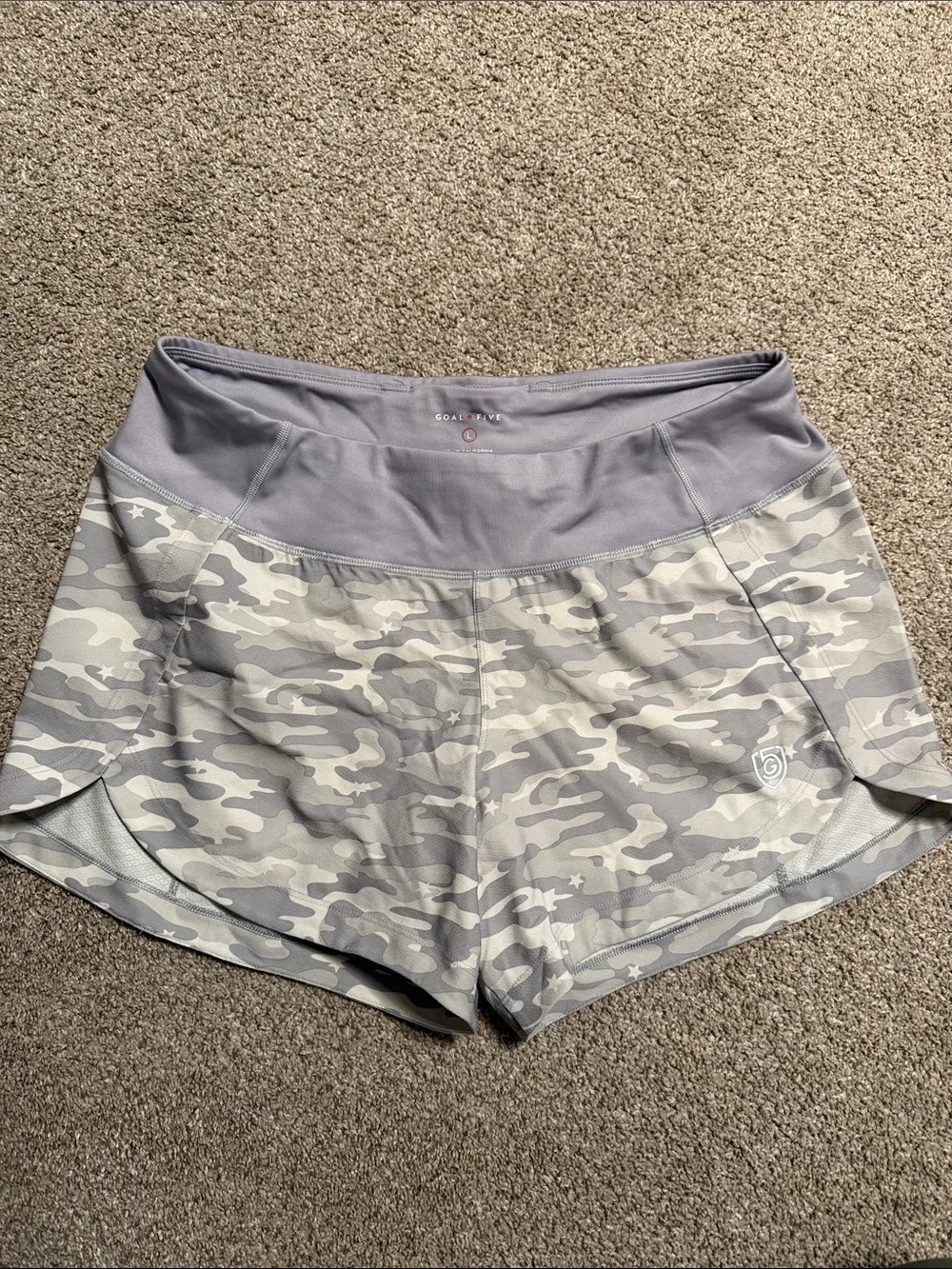 Goal Five Women’s Excel Short — White Camo - Picture 2 of 6